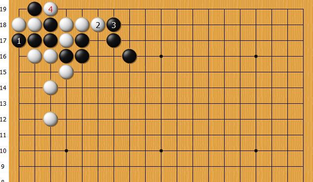 黑棋二线虎是妙手缩小了白棋的眼位也是形成金鸡独立的要点(图1)