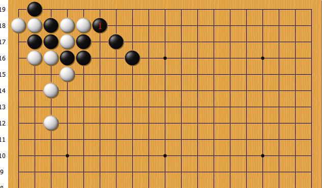 黑棋二线虎是妙手缩小了白棋的眼位也是形成金鸡独立的要点(图4)