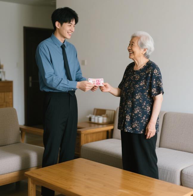 老公每月给婆婆两千块我给我妈两千块三月后两个老人碰面懵了(图1)